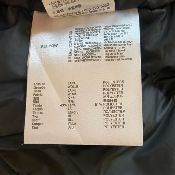 Pespow Womens Down Gray Aspen Parka size large - Picture 8 of 12